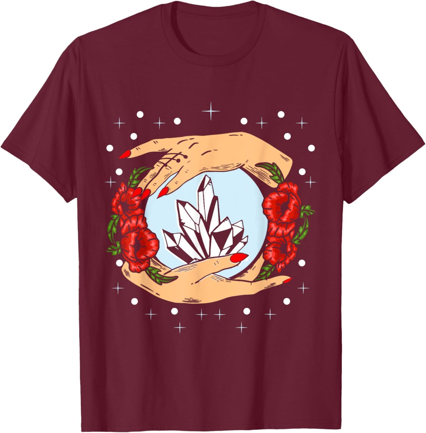 Psychic Reading T-Shirt - T-Shirt | Maroon