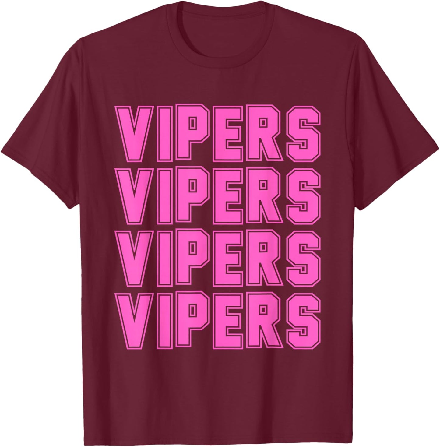 Vipers T-Shirt - T-Shirt | Maroon