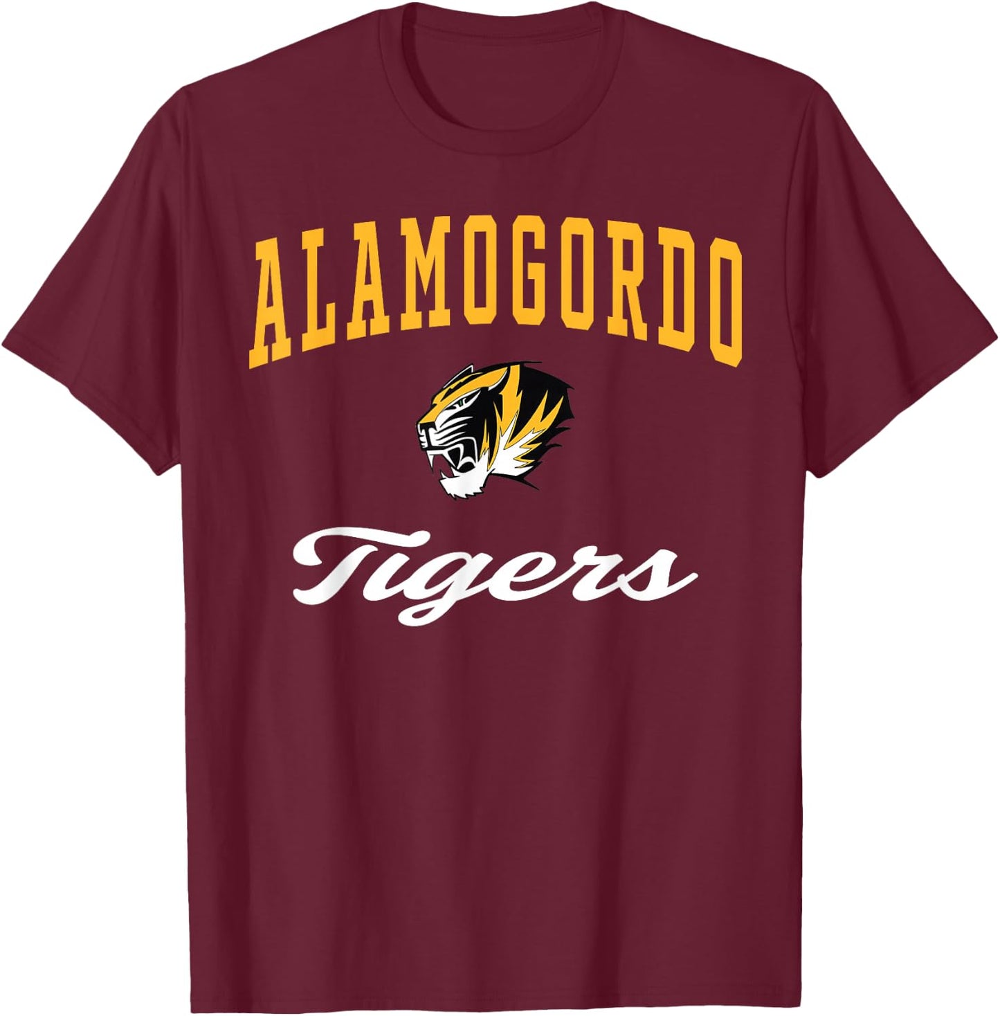 Alamogordo High School Tigers C3 T-Shirt - T-Shirt | Maroon