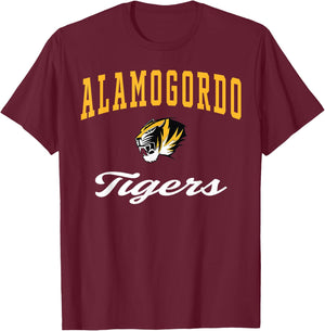 Alamogordo High School Tigers C3 T-Shirt - T-Shirt | Maroon
