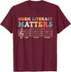 Music Literacy Matters I Like to Eat Puppies T-Shirt - T-Shirt | Maroon