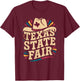 Texas State Fair Cowboy Hat Texas State Fair T-Shirt - T-Shirt | Maroon