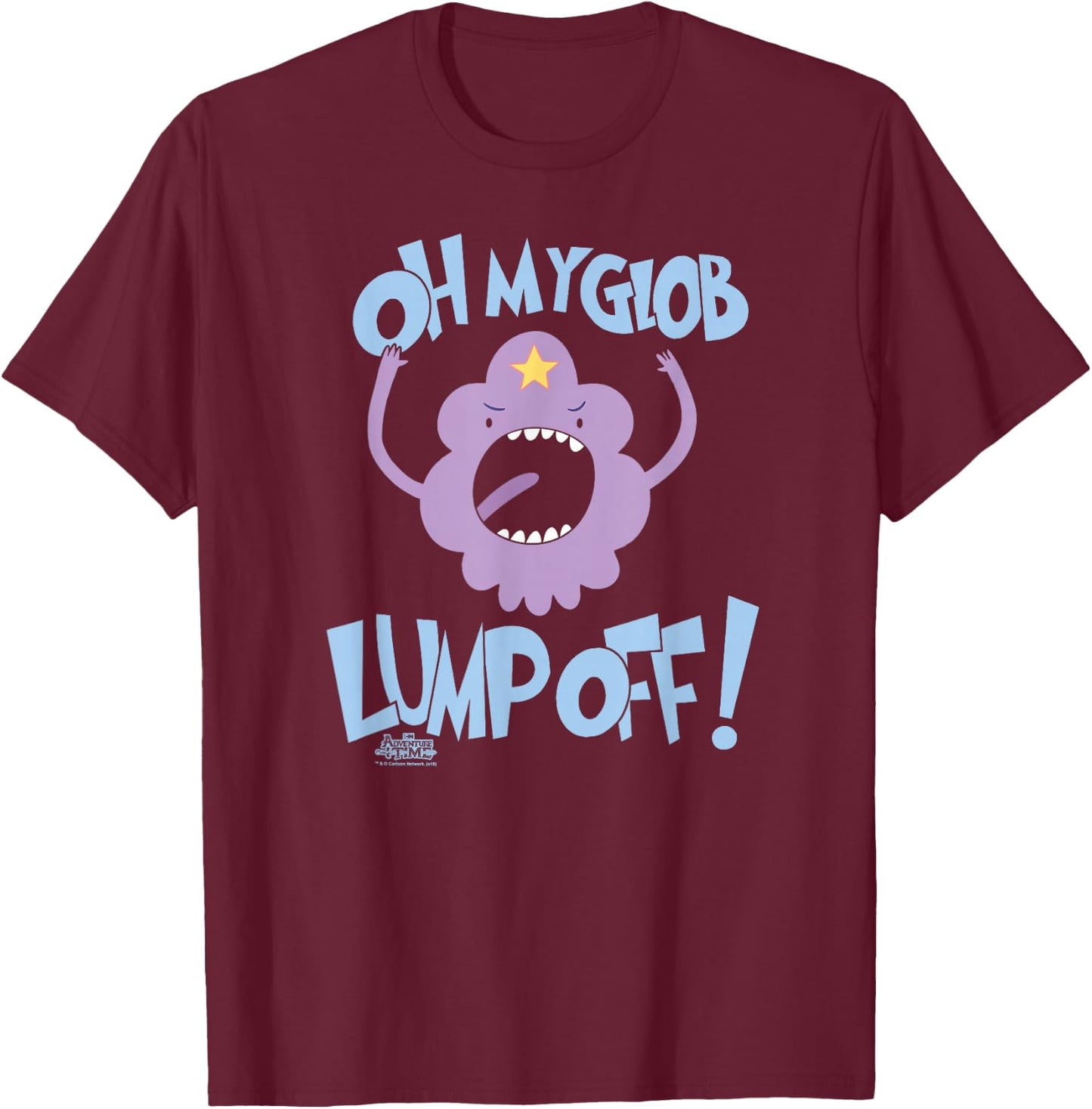 Adventure Time What The Cabbage Small T-Shirt - T-Shirt | Maroon