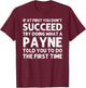 PAYNE Funny Surname Family Tree Birthday Reunion Idea T-Shirt - T-Shirt | Maroon