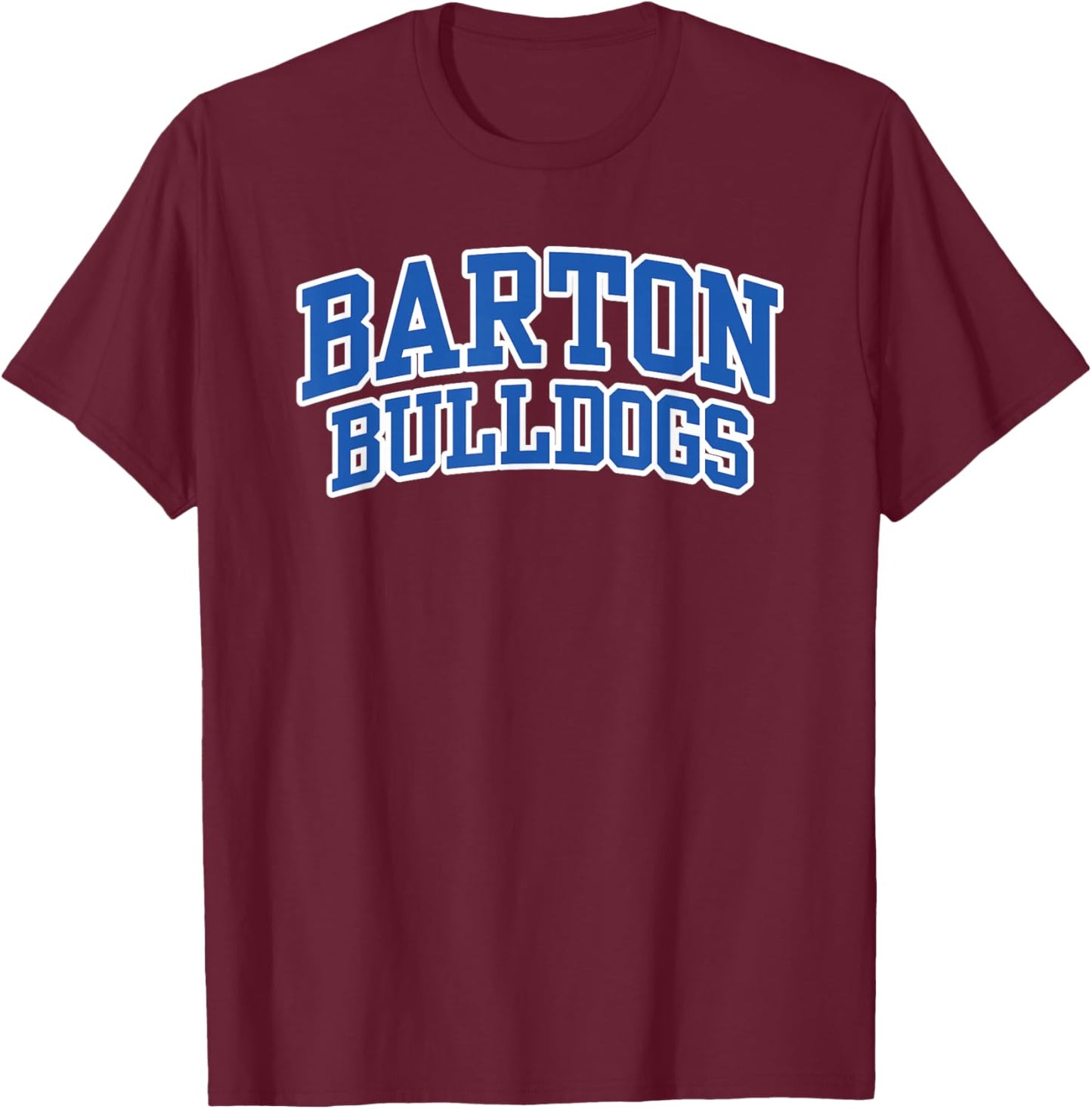 Barton College Bulldogs Apparel Sports Fan T-Shirt - T-Shirt | Maroon