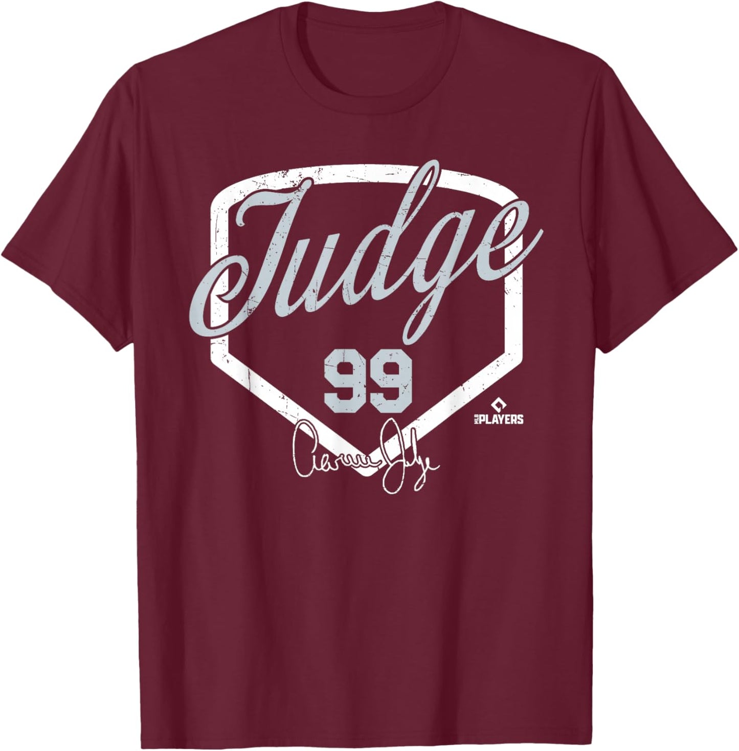 MLBPA - Major League Baseball Aaron Judge - MLBJUD3003 T-Shirt - T-Shirt | Maroon