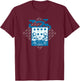 Kotsu Kotsu + Avalanche Run :: Music, Guitar Pedal, Creative T-Shirt - T-Shirt | Maroon