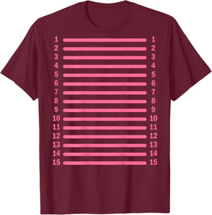Hair Length Check Hair Growth Track Your Long Hair Backprint T-Shirt - T-Shirt | Maroon
