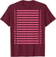 Hair Length Check Hair Growth Track Your Long Hair Backprint T-Shirt - T-Shirt | Maroon