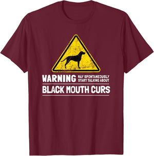 Black Mouth Cur T-Shirt - T-Shirt | Maroon