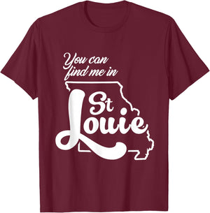 Derrty Ent Nelly St. Louie Country Grammar Blue Cotton , Men's Small, Classic Fit, Short Sleeve, , Letter Print, Flap Pocket T-Shirt - T-Shirt | Maroon
