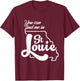 Derrty Ent Nelly St. Louie Country Grammar Blue Cotton , Men's Small, Classic Fit, Short Sleeve, , Letter Print, Flap Pocket T-Shirt - T-Shirt | Maroon