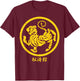 Shotokan Tiger Karate Symbol Gold Martial Art Gift T-Shirt - T-Shirt | Maroon