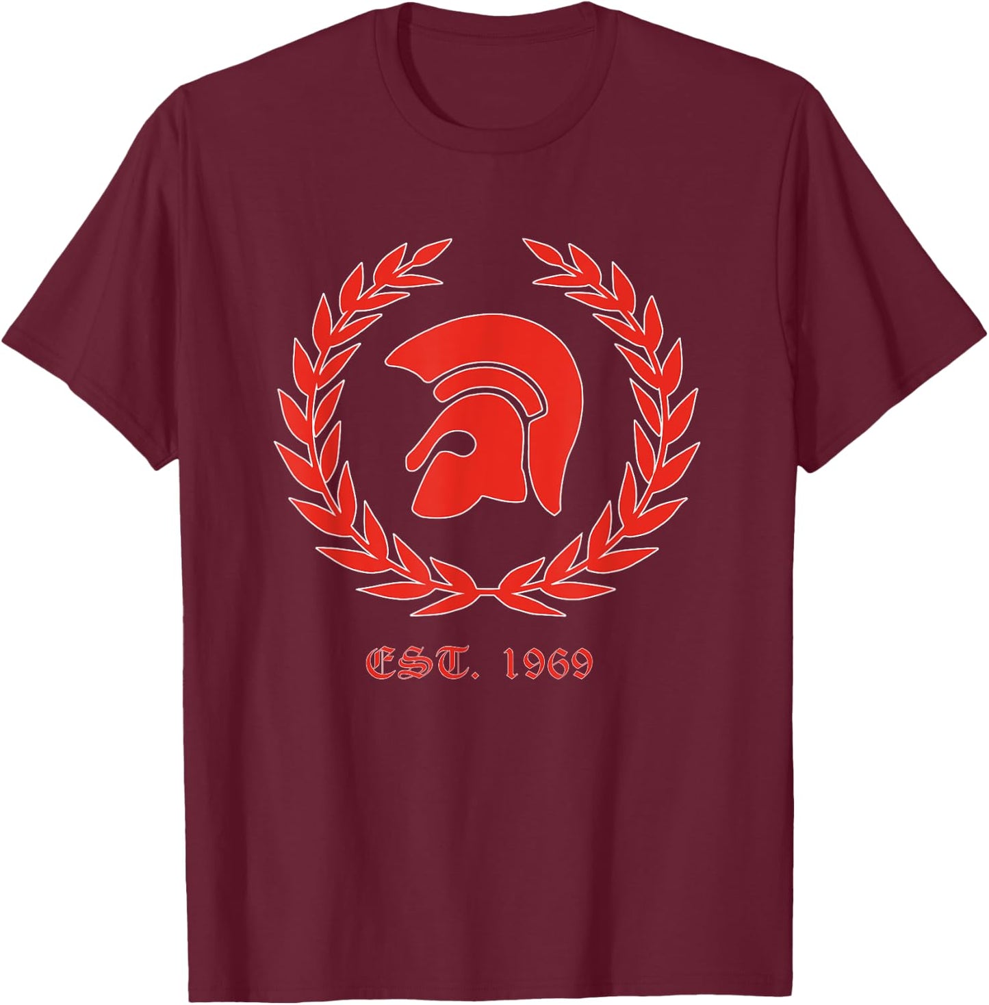 Trojan Skinhead SKA Punks Oi Reggea 1969 T-Shirt - T-Shirt | Maroon