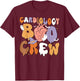Retro Cardiology Boo Crew CVICU Cardiac Nurse Halloween T-Shirt - T-Shirt | Maroon