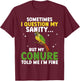 Green Cheek Conure Parrot Bird Conure T-Shirt - T-Shirt | Maroon