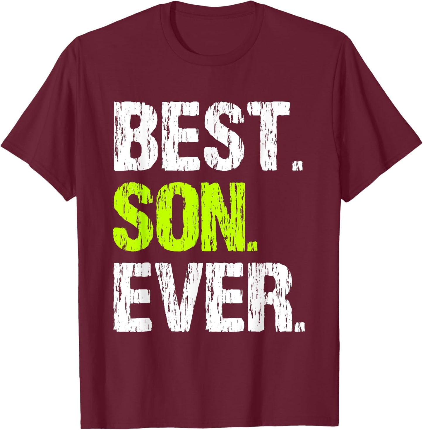 Best Son Ever Cool Family Funny T-Shirt - T-Shirt | Maroon