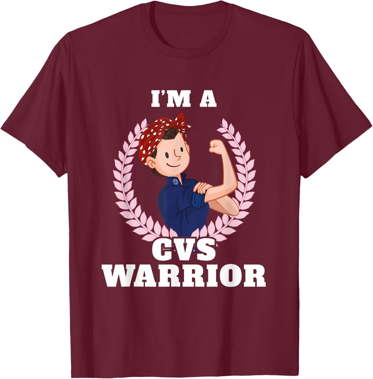 I'm a CVS Warrior Cyclic Vomiting Syndrome Awareness T-Shirt - T-Shirt | Maroon