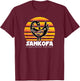 Sankofa - Learn From The Past African Gift T-Shirt - T-Shirt | Maroon