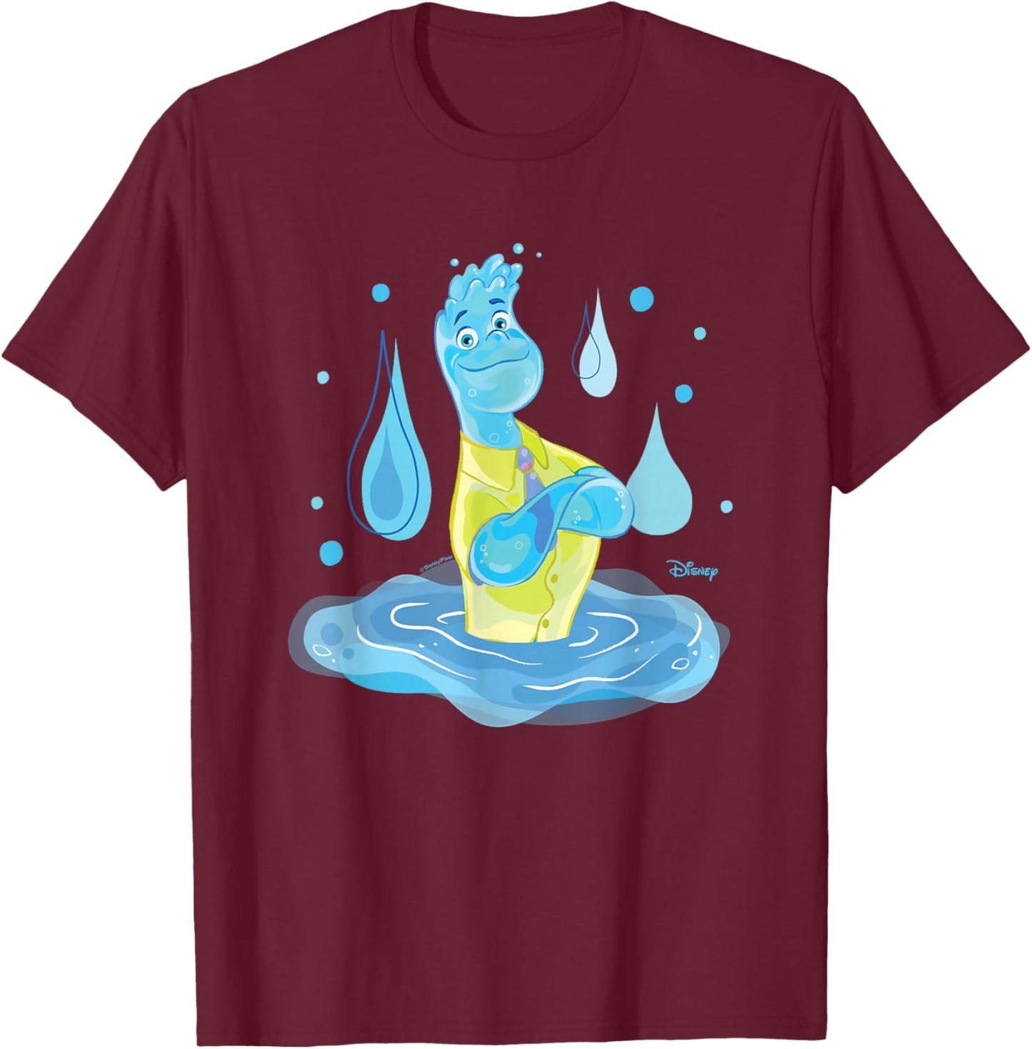 Elemental - Wade Ripple T-Shirt - T-Shirt | Maroon
