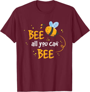 Beekeeper Bee All You Can Bee T-Shirt - T-Shirt | Maroon
