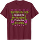 Blessed By God Spoiled By My Husband Protected By Both Wife T-Shirt - T-Shirt | Maroon