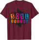 Soul Sister Vintage 70s Soul Music Funny Friendship T-Shirt - T-Shirt | Maroon