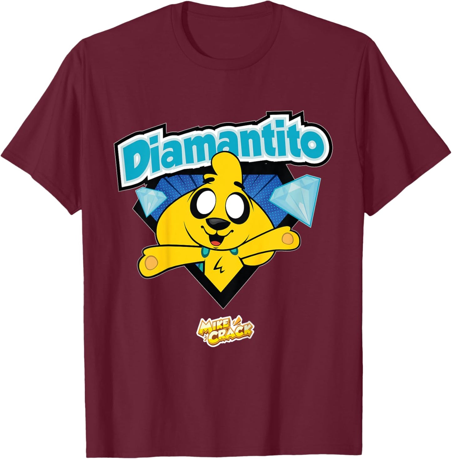 Kids Mikecrack "El Youtuber más prro del mundo" T-Shirt - T-Shirt | Maroon