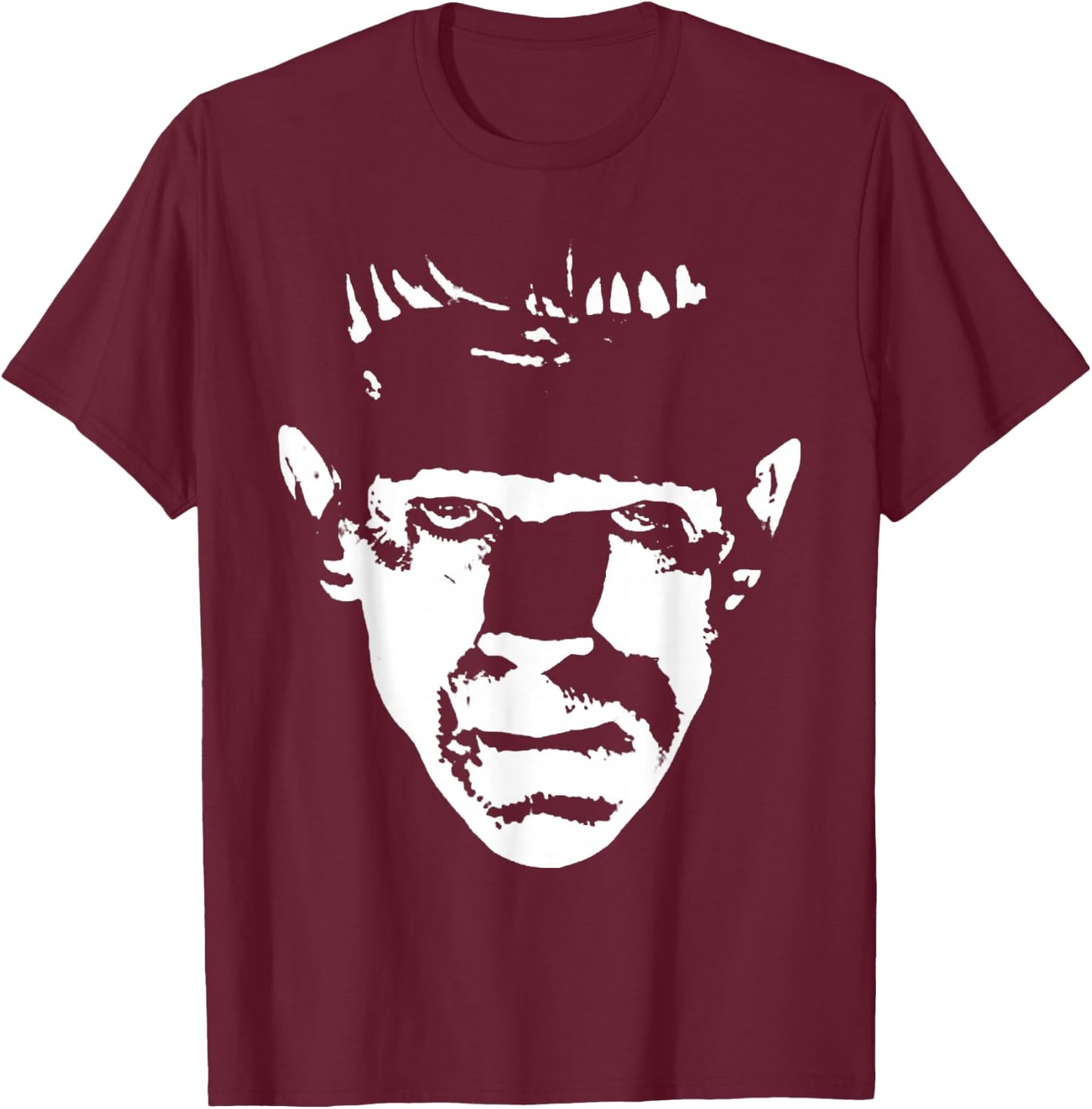 Classic Monsters Vintage Halloween Frankenstein Costume T-Shirt - T-Shirt | Maroon