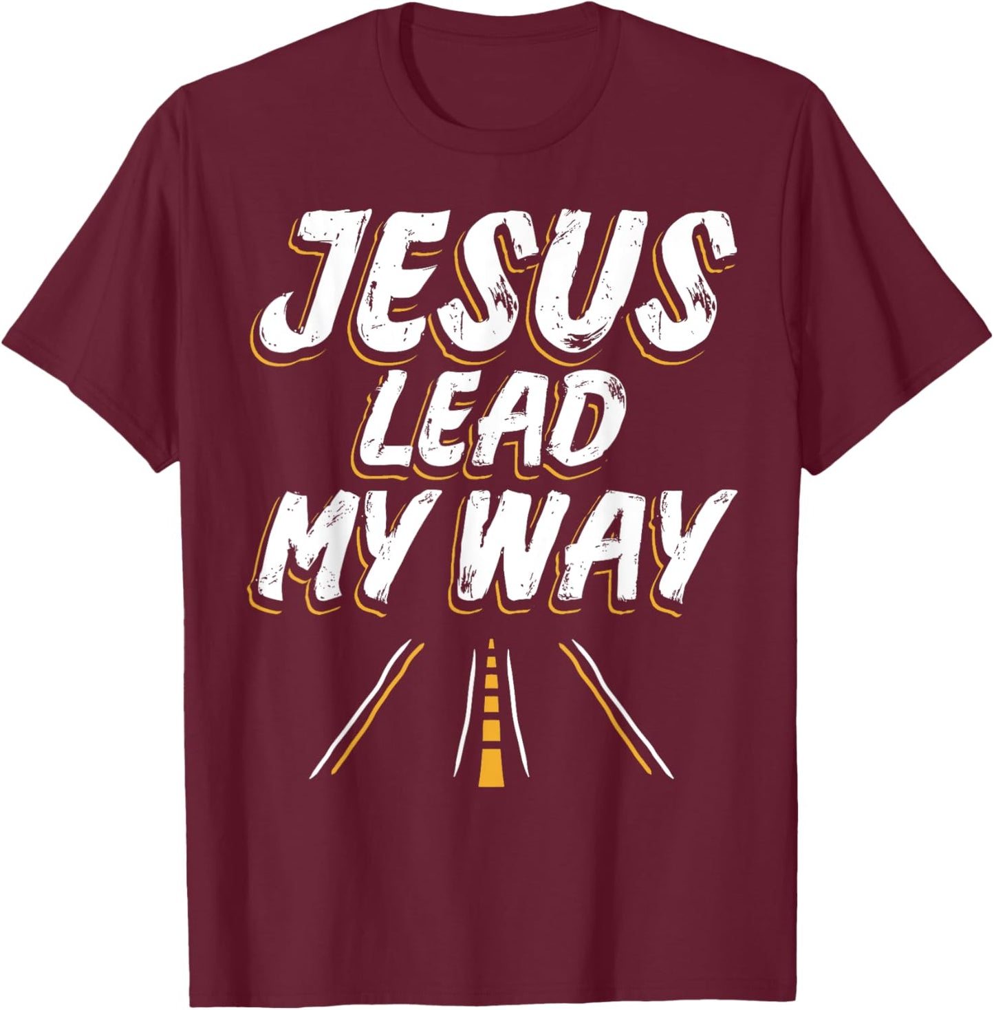 Jesus God Christian T-Shirt - T-Shirt | Maroon