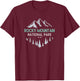 Rocky Mountain Vintage National Park Shirt T-Shirt - T-Shirt | Maroon