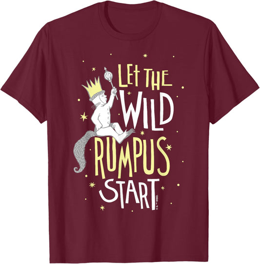 Where The Wild Things are - Max Let The Wild Rumpus Start T-Shirt - T-Shirt | Maroon