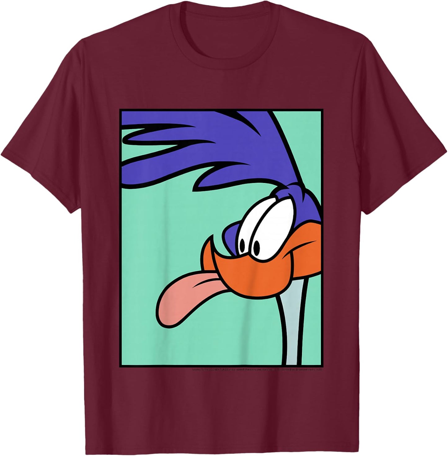 Kids Looney Tunes Road Runner Portrait T-Shirt - T-Shirt | Maroon