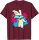 Aesthetic Fingerboard Aesthetic Skater T-Shirt - T-Shirt | Maroon