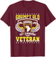 Grumpy Old 101st Airborne Division Veteran T-Shirt - T-Shirt | Maroon