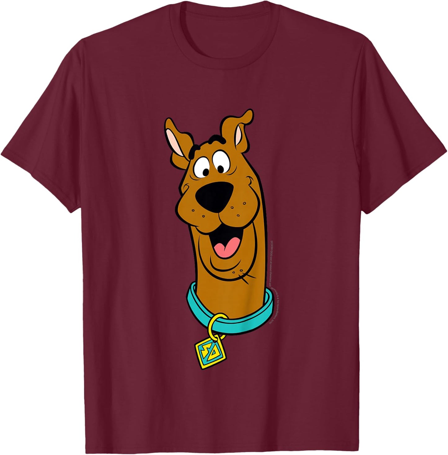 Kids Scooby-Doo Big Face T-Shirt - T-Shirt | Maroon