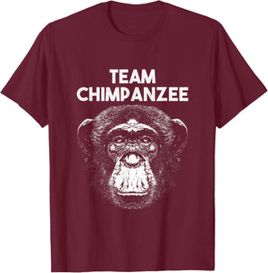 Team Chimpanzee T-Shirt - T-Shirt | Maroon