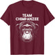 Team Chimpanzee T-Shirt - T-Shirt | Maroon