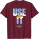 The Brutal Gentlemen Rugby Club USE IT ARG T-Shirt - T-Shirt | Maroon