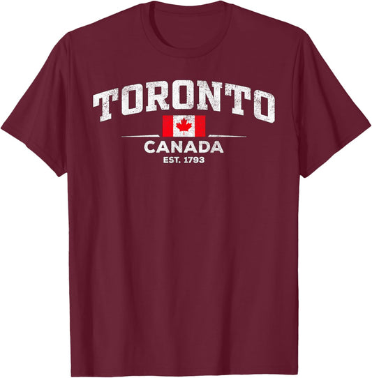 Toronto Canada T-Shirt - T-Shirt | Maroon