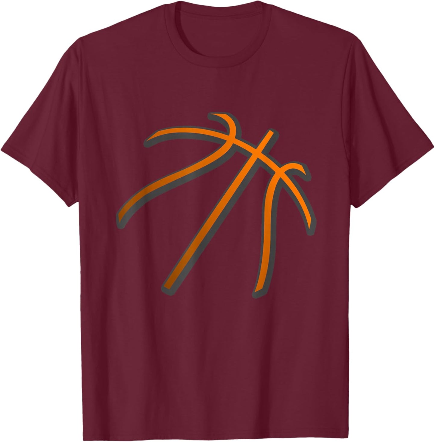 Basketball Apparel - Basketball T-Shirt - T-Shirt | Maroon
