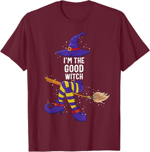 Im the Good Witch Shirt Halloween Matching Group Costume T-Shirt - T-Shirt | Maroon
