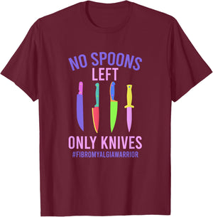 Fibromyalgia Warrior Fibromyalgia Awareness Month T-Shirt - T-Shirt | Maroon