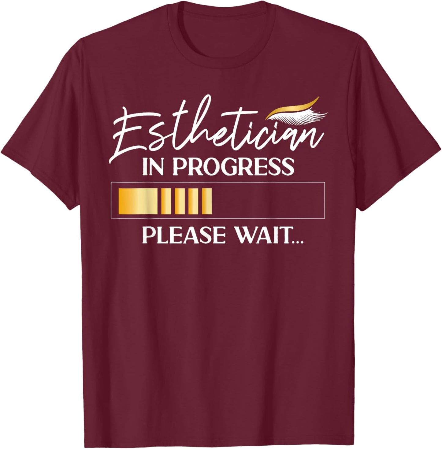Cute Licensed Esthetician Skincare Beautician Esthetician In T-Shirt - T-Shirt | Maroon