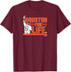 Jose Altuve - Houston for Life - Houston Baseball T-Shirt - T-Shirt | Maroon