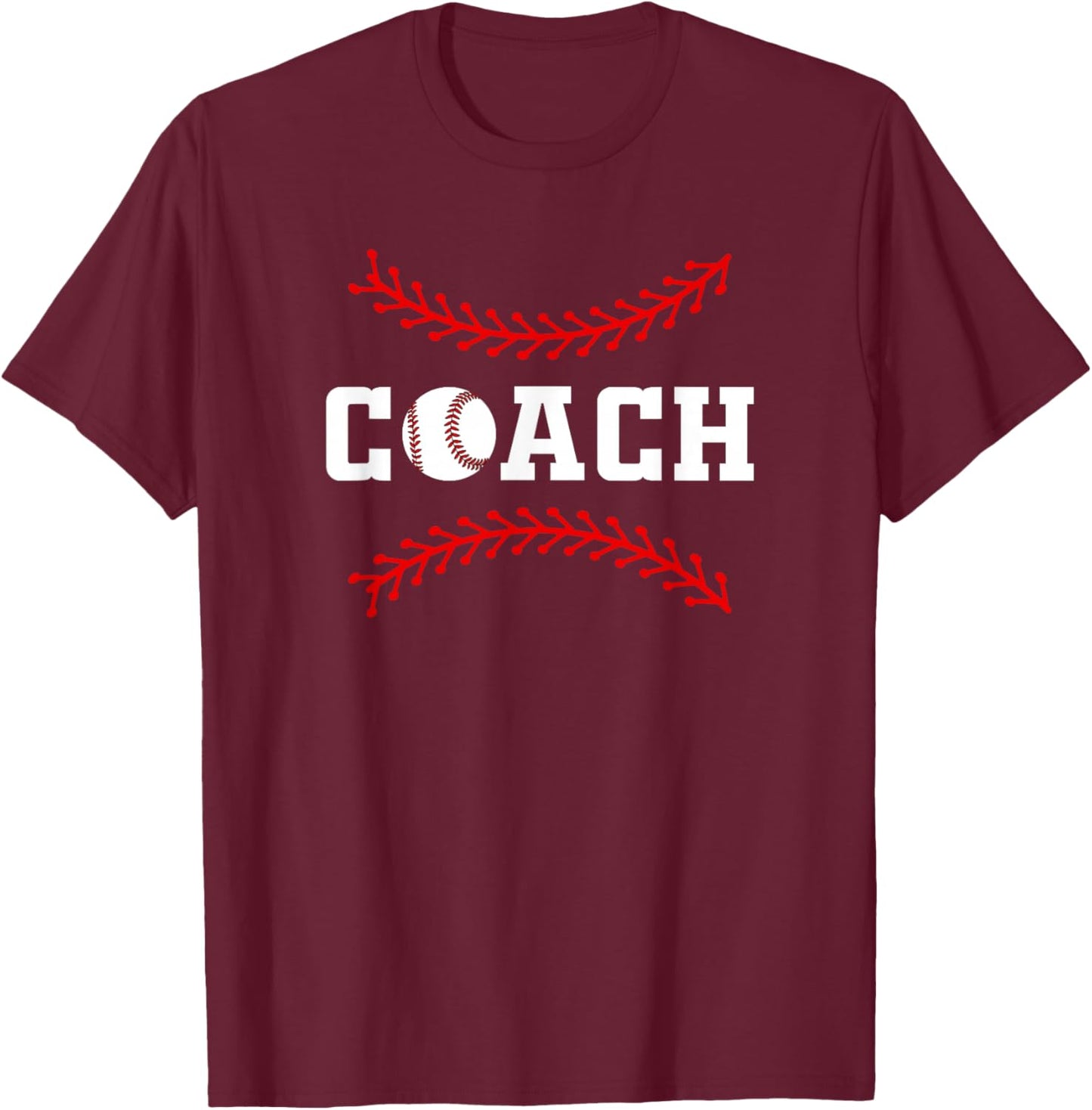 Baseball Coach T-Shirt - T-Shirt | Maroon