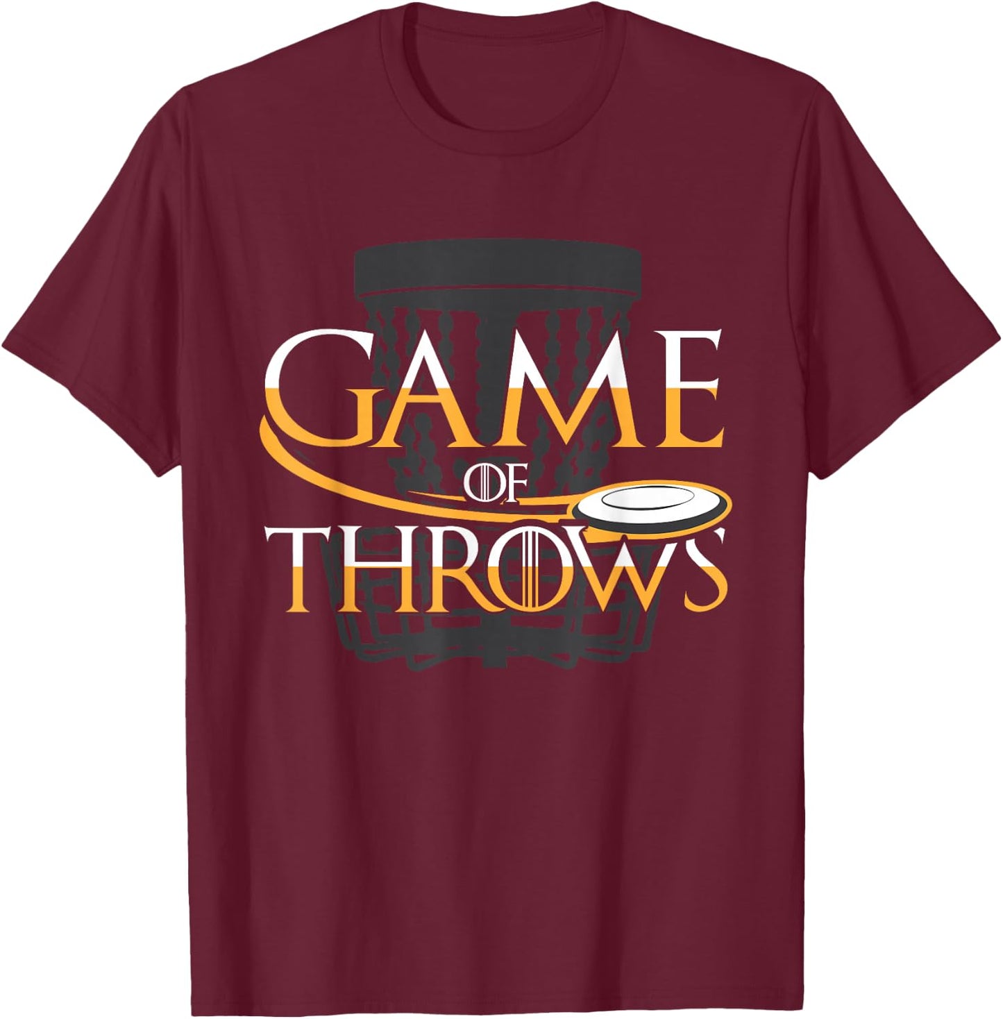 Disc Golf T Shirt Women Funny Frisbee Golf T-Shirt - T-Shirt | Maroon