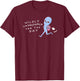 Threadless Nathan W. Pyle Wildly Unprepared Graphic T-Shirt - T-Shirt | Maroon