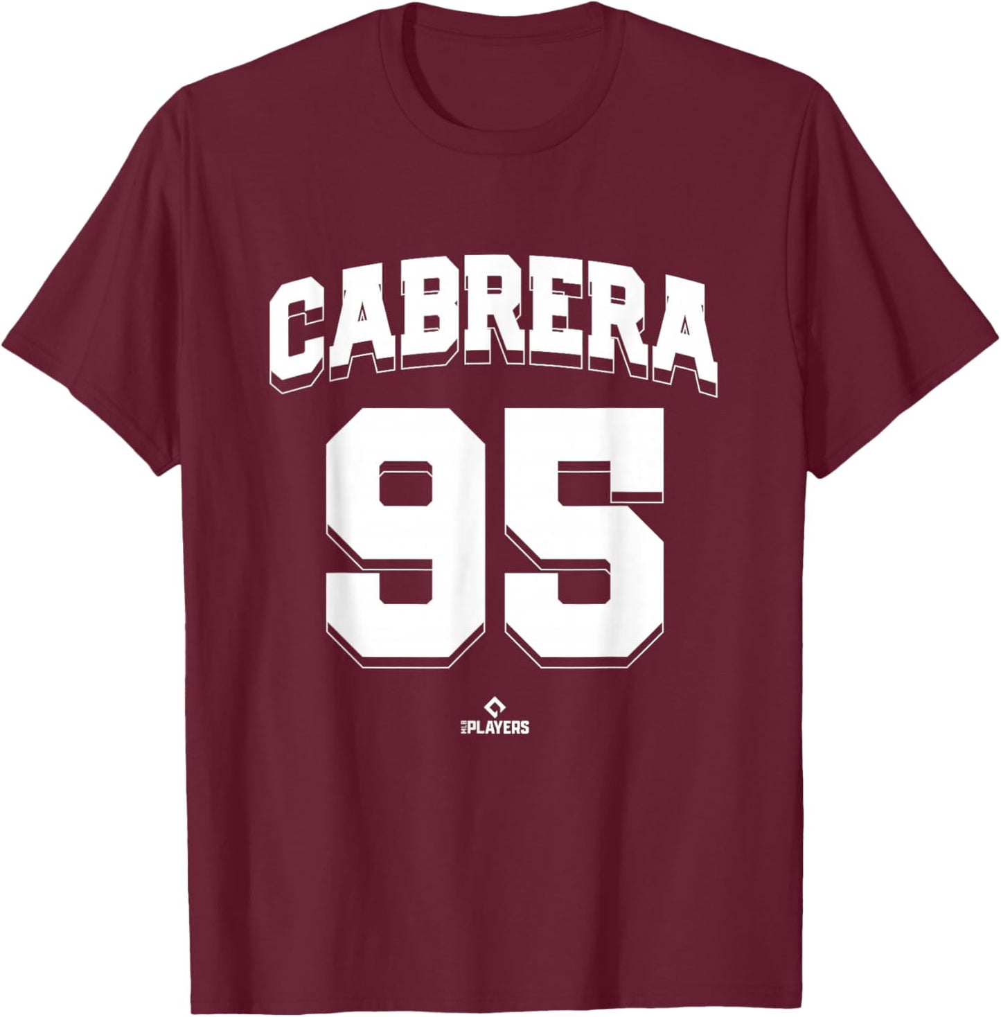 Oswaldo Cabrera 95 New York MLBPA T-Shirt - T-Shirt | Maroon