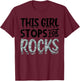 Funny Geology Gift Cool Rock Collecting Geologist T-Shirt - T-Shirt | Maroon